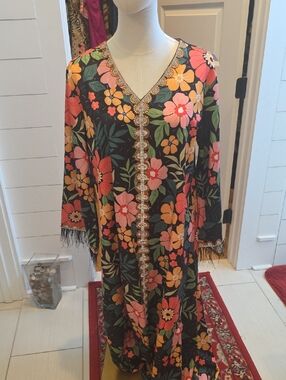 70s Inspired Maxi Dress/caftan